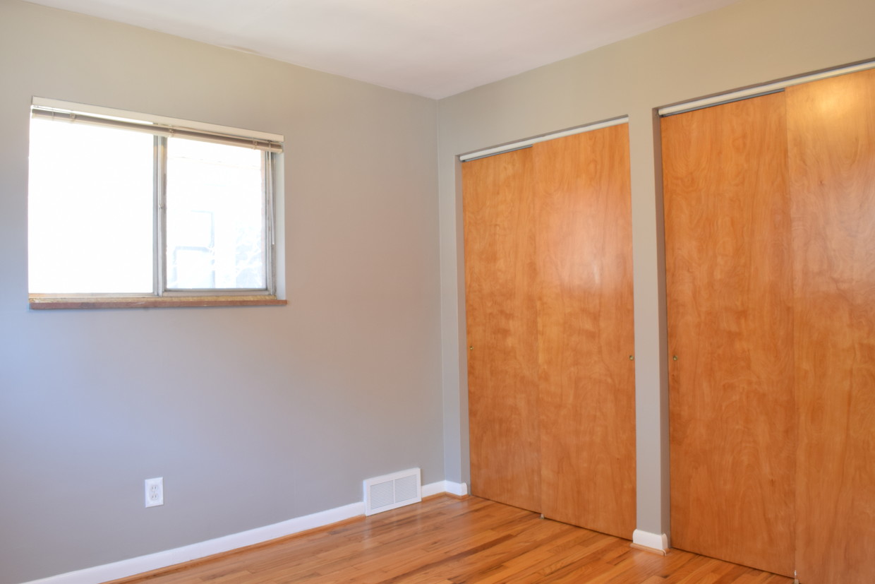 Bedroom 1 closets